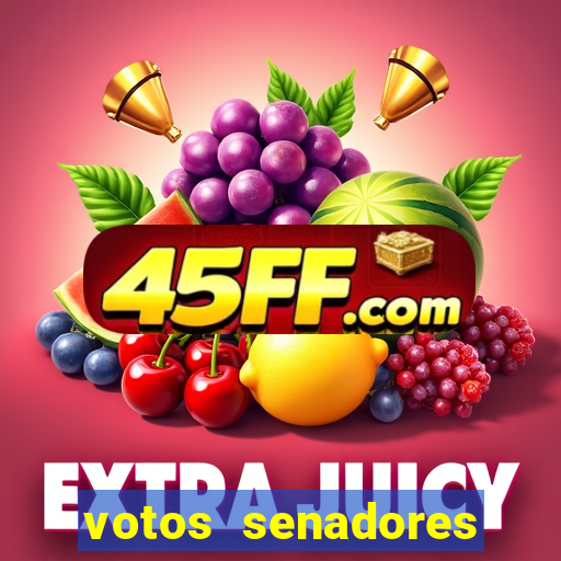 votos senadores impeachment moraes